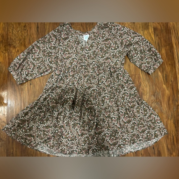 Shop The Mint Dresses & Skirts - Shop The Mint Multicolored floral print long sleeve dress